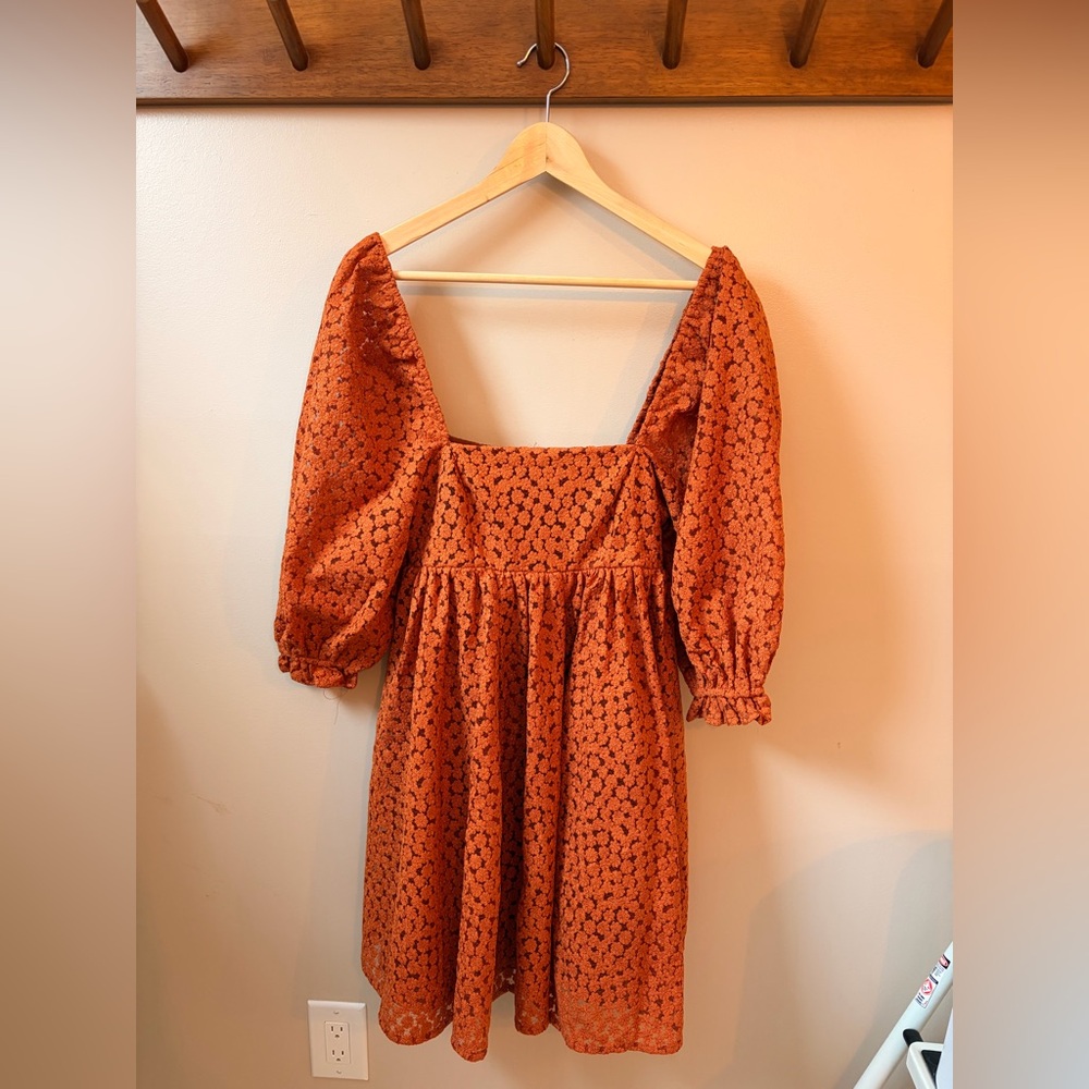 Storia Floral Long Sleeve Dress